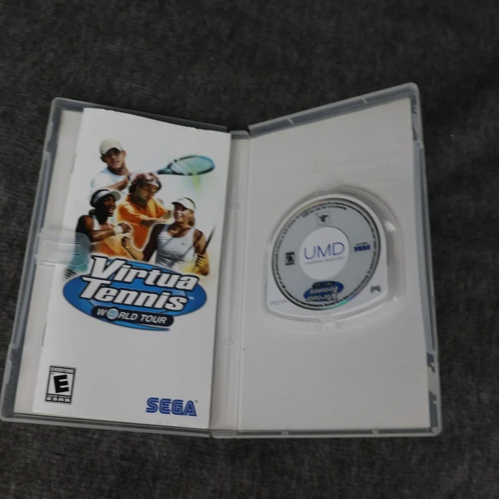 Virtua Tennis: World Tour Sony PSP Game SEGA E NTSC-U/C 2005 CIB Tennis Sports